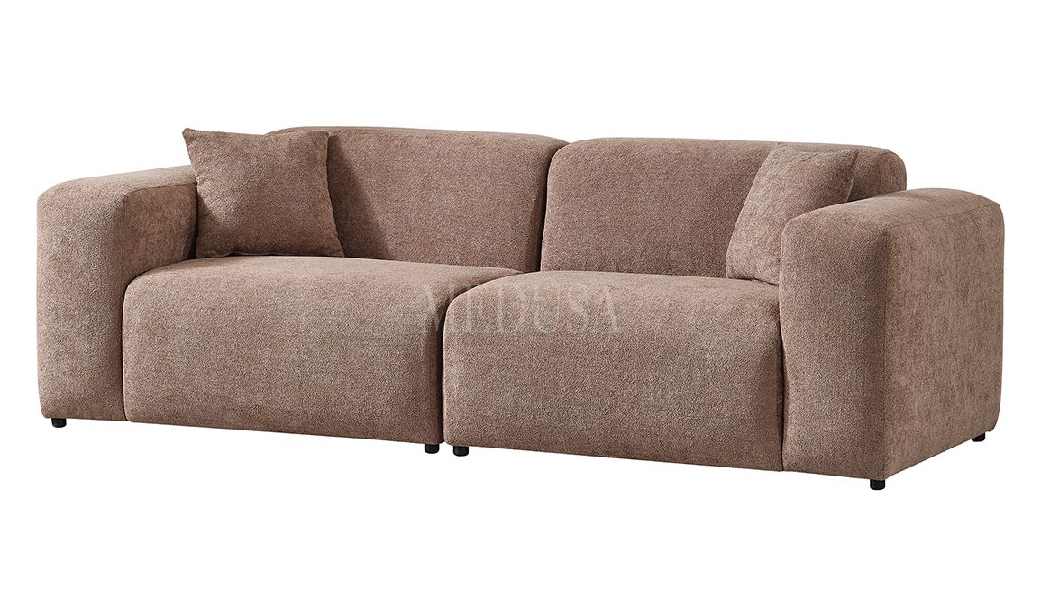 Medusa Home Mobilya - Craft Kahve Üçlü Koltuk
