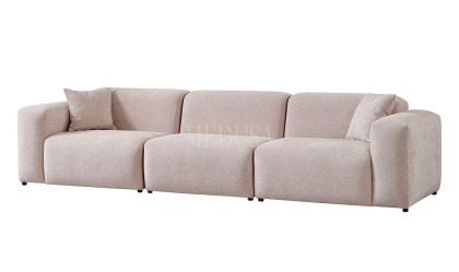 Medusa Home Mobilya - Craft Krem Dörtlü Koltuk