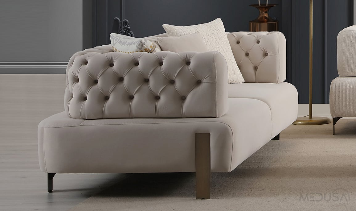 Medusa Home Mobilya - Cratos Antik Yataklı Koltuk Takımı