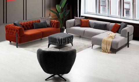 Medusa Home - Cratos Köşe Takımı 3+1 Medusa Home - Cratos Köşe Takımı 3+1