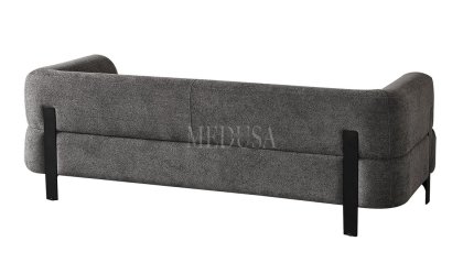 Medusa Home Mobilya - Cratos Live Düz Üçlü Koltuk
