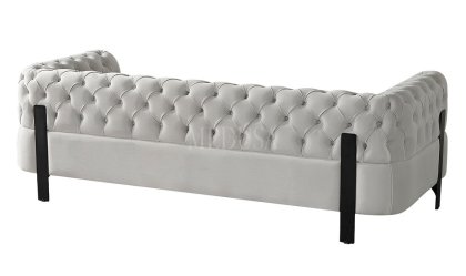 Medusa Home Mobilya - Cratos Live Kapitoneli Üçlü Koltuk