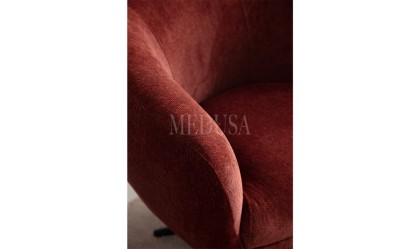 Medusa Home Mobilya - Cratos Live Kırmızı Berjer