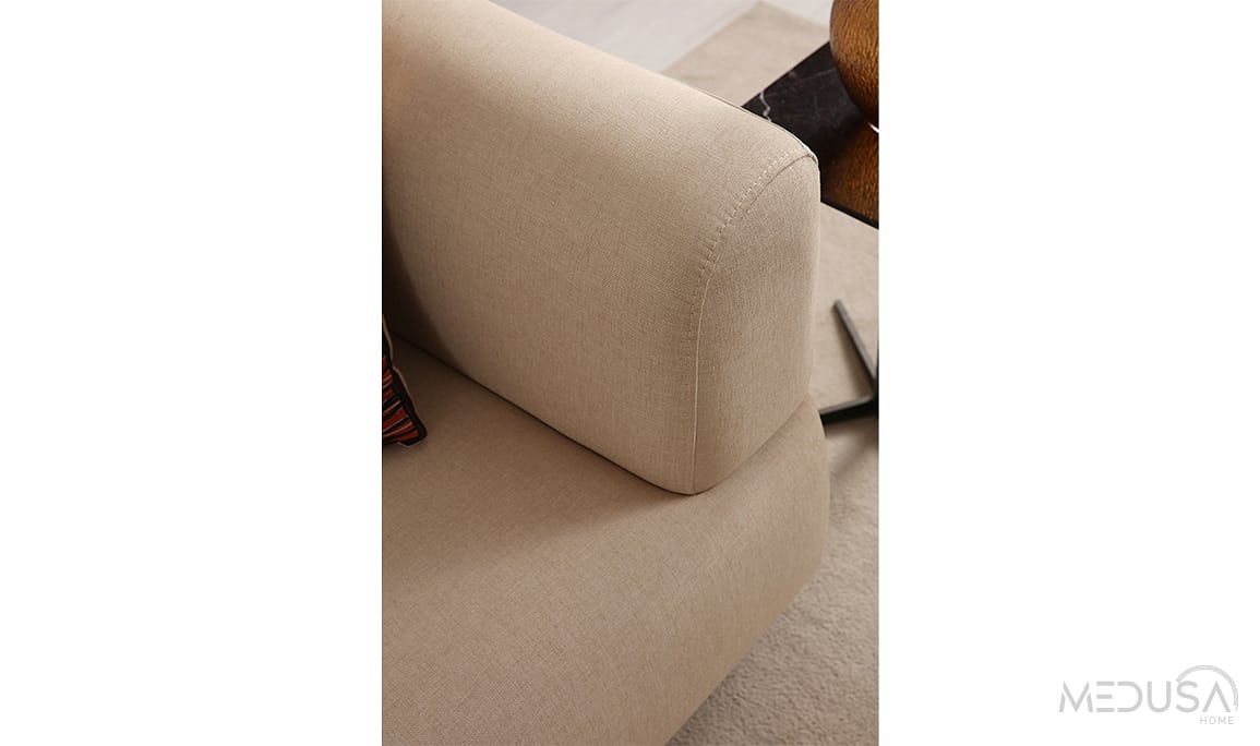Medusa Home Mobilya - Cratos Premium Düz Üçlü Koltuk