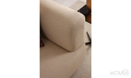 Medusa Home Mobilya - Cratos Premium Düz Üçlü Koltuk