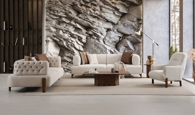Cratos Wood Yataklı Koltuk Takımı