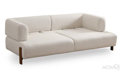 Medusa Home Mobilya - Cratos Wood Yataklı Koltuk Takımı
