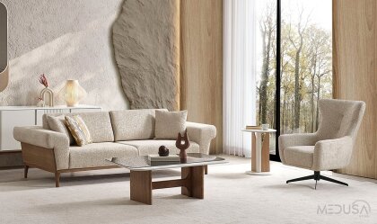 Medusa Home Mobilya - Cremelia Koltuk Takımı