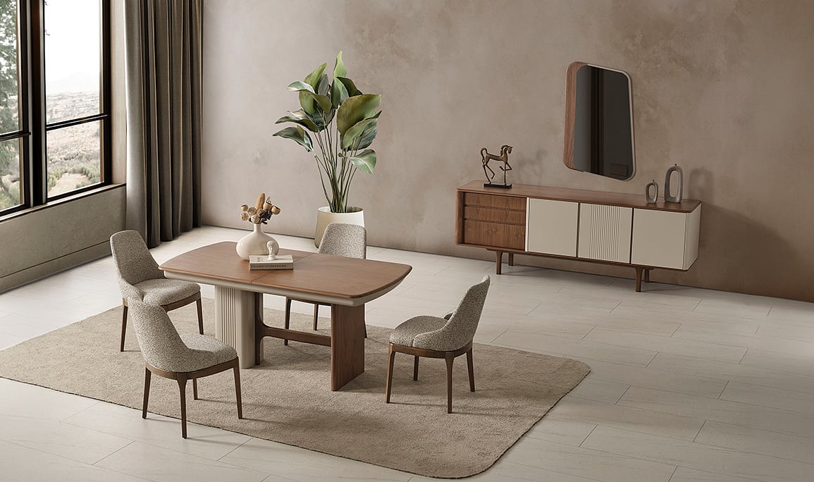 Medusa Home Mobilya - Cremelia New Yemek Odası