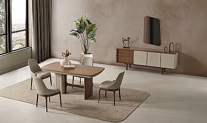 Medusa Home Mobilya - Cremelia New Yemek Odası