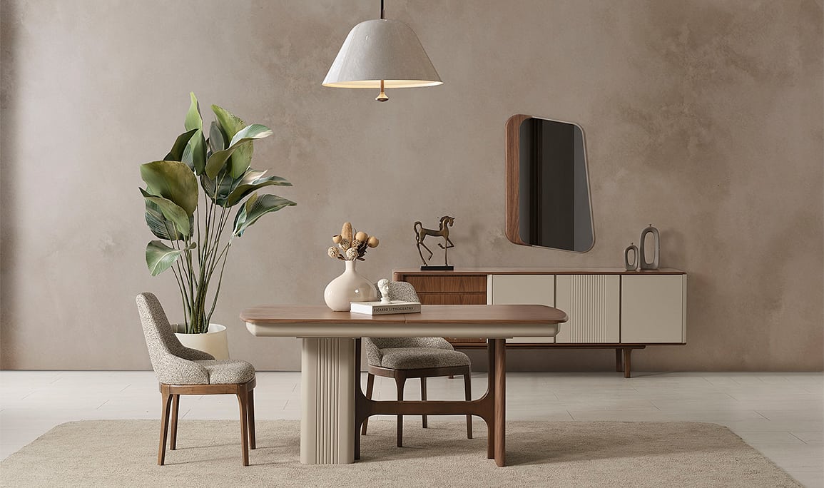 Medusa Home Mobilya - Cremelia New Yemek Odası
