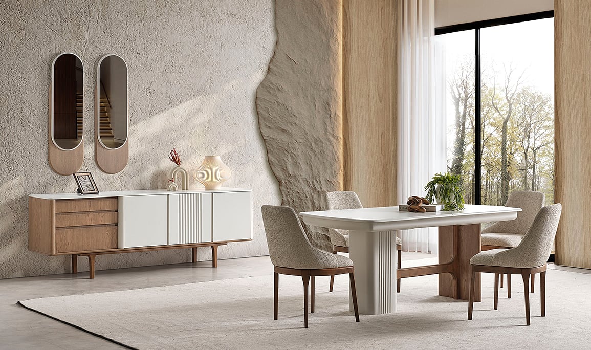 Medusa Home Mobilya - Cremelia Yemek Odası