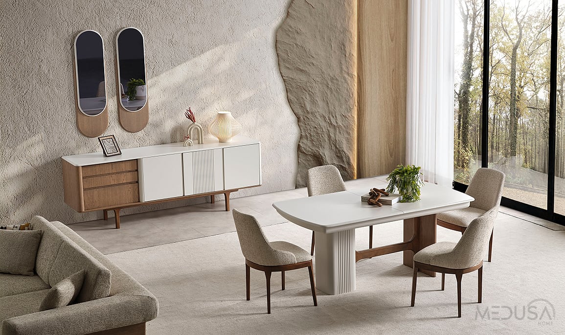 Medusa Home Mobilya - Cremelia Yemek Odası