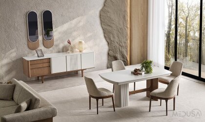 Medusa Home Mobilya - Cremelia Yemek Odası