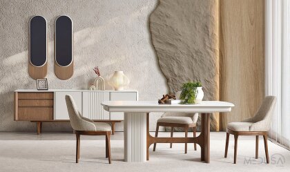 Medusa Home Mobilya - Cremelia Yemek Odası