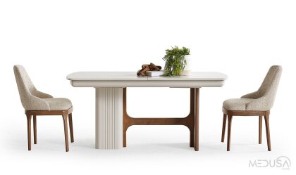 Medusa Home Mobilya - Cremelia Yemek Odası