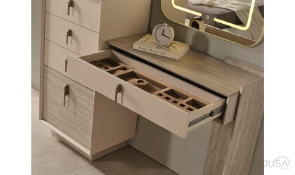 Medusa Home Mobilya - Cremosa 6 Kapaklı Yatak Odası