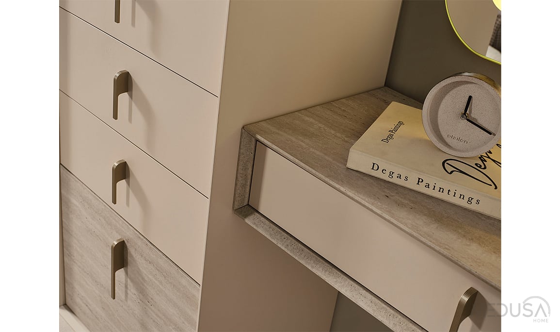 Medusa Home Mobilya - Cremosa 6 Kapaklı Yatak Odası