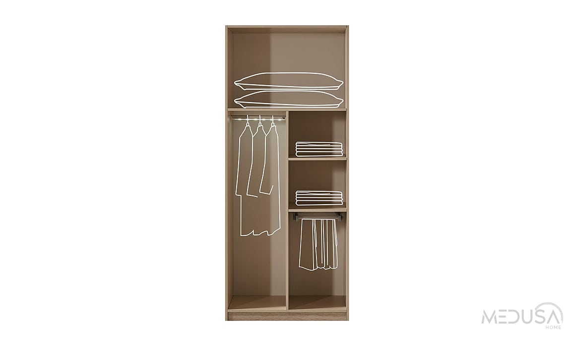 Medusa Home Mobilya - Cremosa 6 Kapaklı Yatak Odası