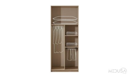 Medusa Home Mobilya - Cremosa 6 Kapaklı Yatak Odası