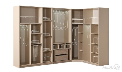 Medusa Home Mobilya - Cremosa Giyinme Odası