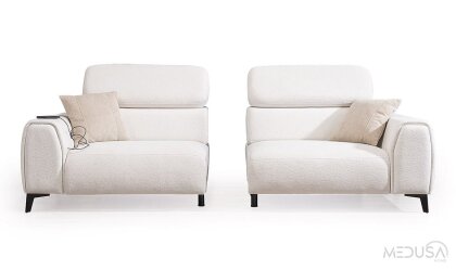 Medusa Home Mobilya - Cristal Üçlü Koltuk