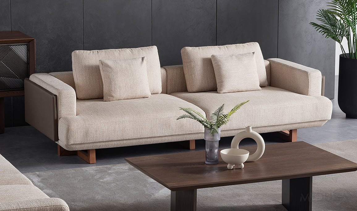 Medusa Home Mobilya - Cross Ahşap Koltuk Takımı