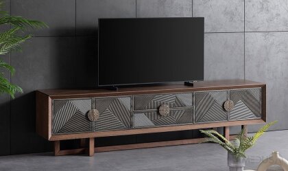 Medusa Home - Cross Ahşap Tv Sehpası Medusa Home - Cross Ahşap Tv Sehpası