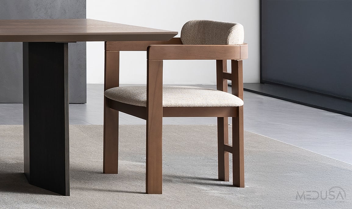 Medusa Home Mobilya - Cross Ahşap Yemek Masası