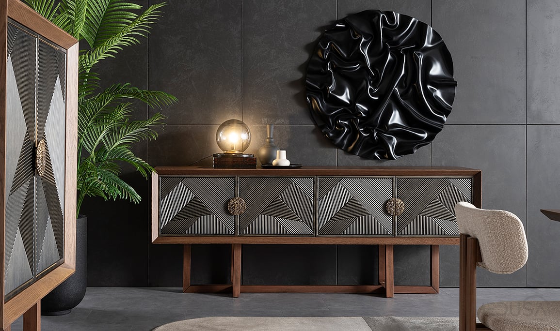 Medusa Home Mobilya - Cross Ahşap Yemek Odası