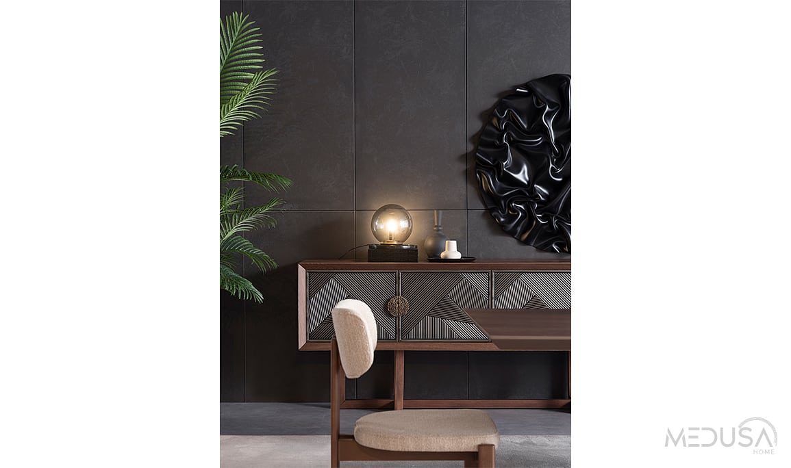 Medusa Home Mobilya - Cross Ahşap Yemek Odası