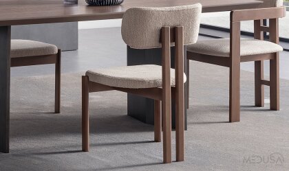 Medusa Home Mobilya - Cross Ahşap Yemek Odası