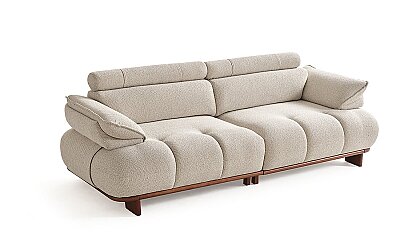 Medusa Home Mobilya - Crown Üçlü Koltuk