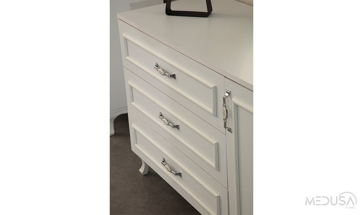 Medusa Home Mobilya - Cunda Beyaz Şifonyer