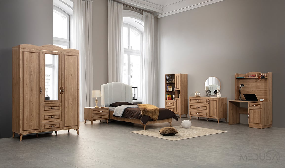Medusa Home Mobilya - Cunda Ceviz Genç Odası