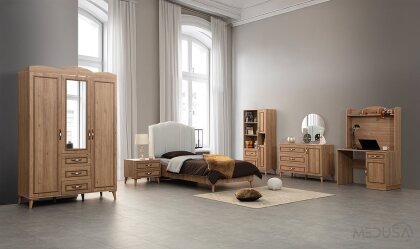 Medusa Home Mobilya - Cunda Ceviz Genç Odası