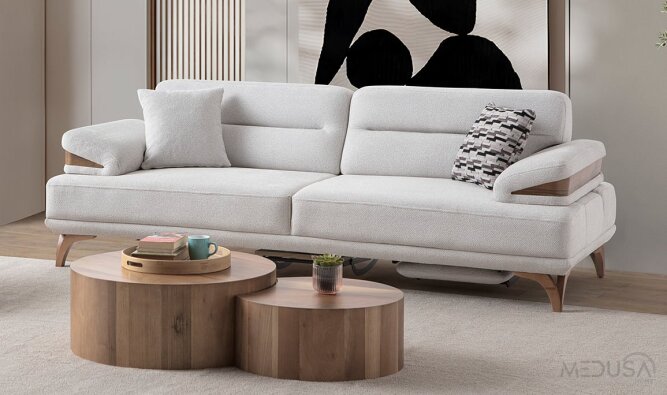 Cuppa Smart Comfort Üçlü Koltuk | Medusa Home Mobilya - En uygun