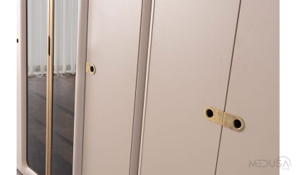 Medusa Home Mobilya - Cupra 6 Kapılı Gardırop