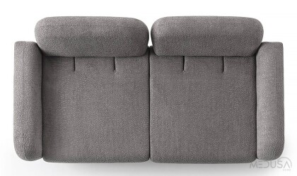 Medusa Home Mobilya - Cupra Antrasit Üçlü Koltuk