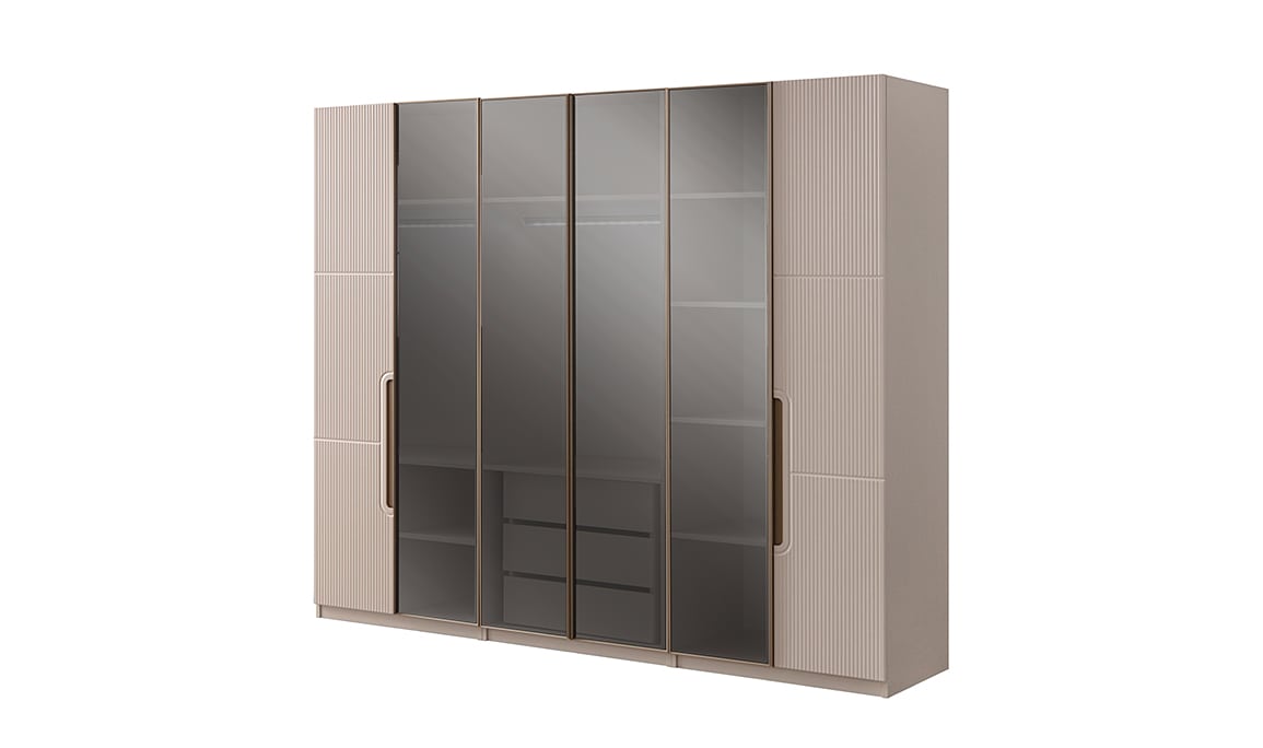 Medusa Home Mobilya - Dafne 6 Kapaklı Gardırop