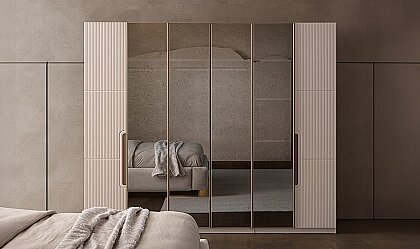 Medusa Home Mobilya - Dafne 6 Kapaklı Gardırop