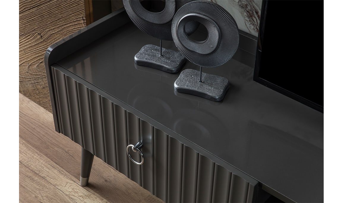 Medusa Home Mobilya - Daisy Antrasit Tv Ünitesi