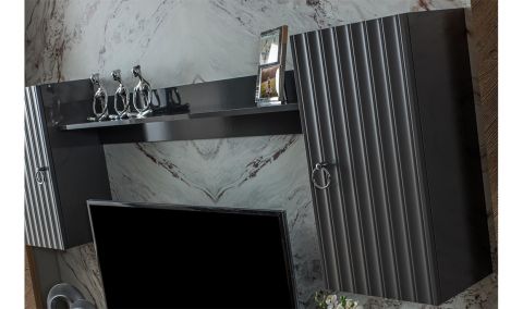 Medusa Home Mobilya - Daisy Antrasit Yemek Odası