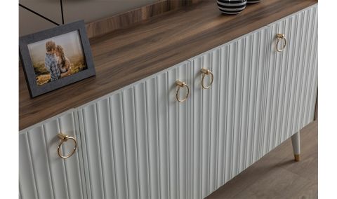 Medusa Home Mobilya - Daisy Ceviz Aytaşı Konsol