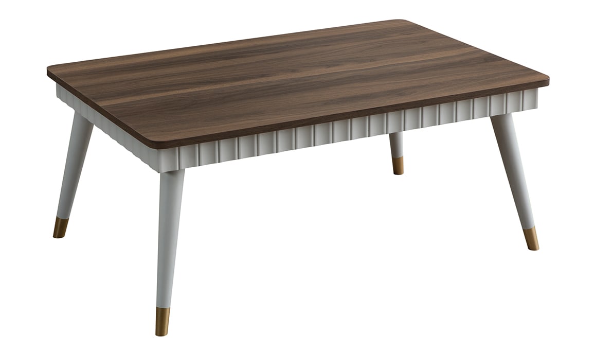 Medusa Home Mobilya - Daisy Ceviz Aytaşı Orta Sehpa