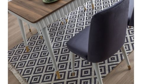 Medusa Home Mobilya - Daisy Ceviz Aytaşı Yemek Masası