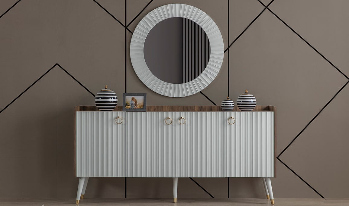 Medusa Home Mobilya - Daisy Ceviz Aytaşı Yemek Odası