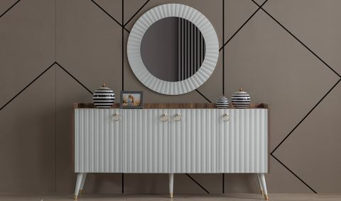 Medusa Home Mobilya - Daisy Ceviz Aytaşı Yemek Odası