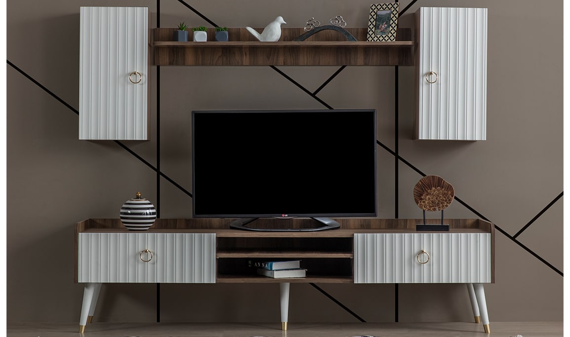 Medusa Home Mobilya - Daisy Ceviz Aytaşı Yemek Odası