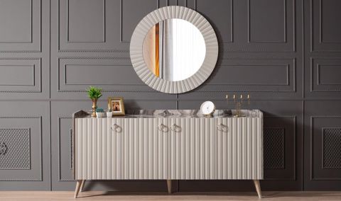 Medusa Home Mobilya - Daisy Gri Yemek Odası